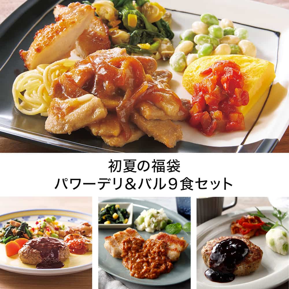 初夏の福袋パワーデリ&バル9食セット・2025年6月