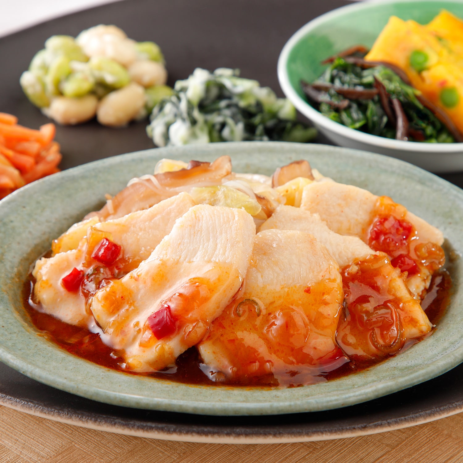 ニチレイのヘルシー食品・健康管理食・ダイエット食気くばり御膳 鶏の炭火焼 うま塩だれセット(冷凍): ヘルシー食品のページです。